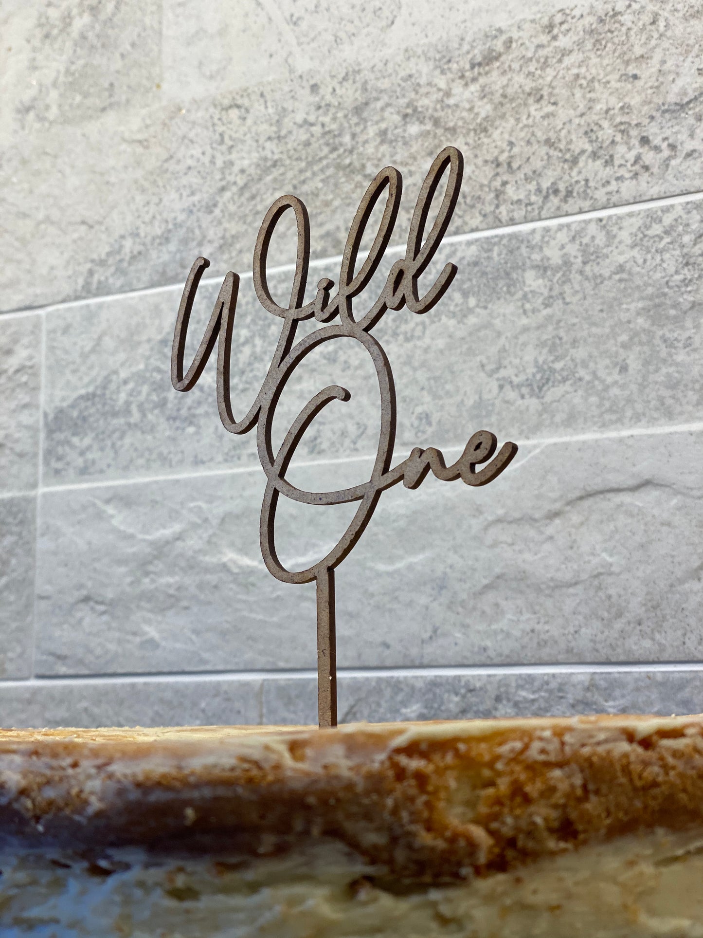 Wild One Theme Birthday | First Birthday Cake Topper | 1st Birthday | First Birthday | Caketopper | Wooden Cake Topper | Animal theme